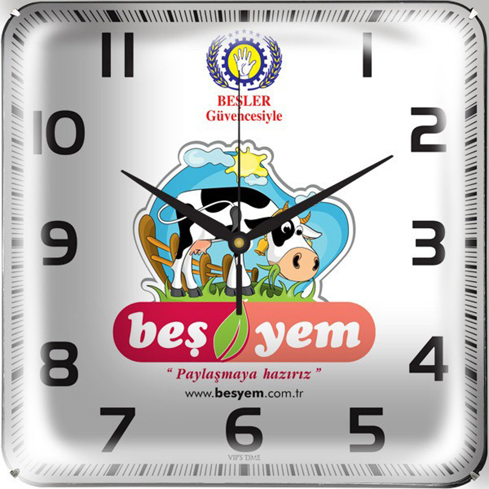 ساعات حائط (35 × 35 سم)