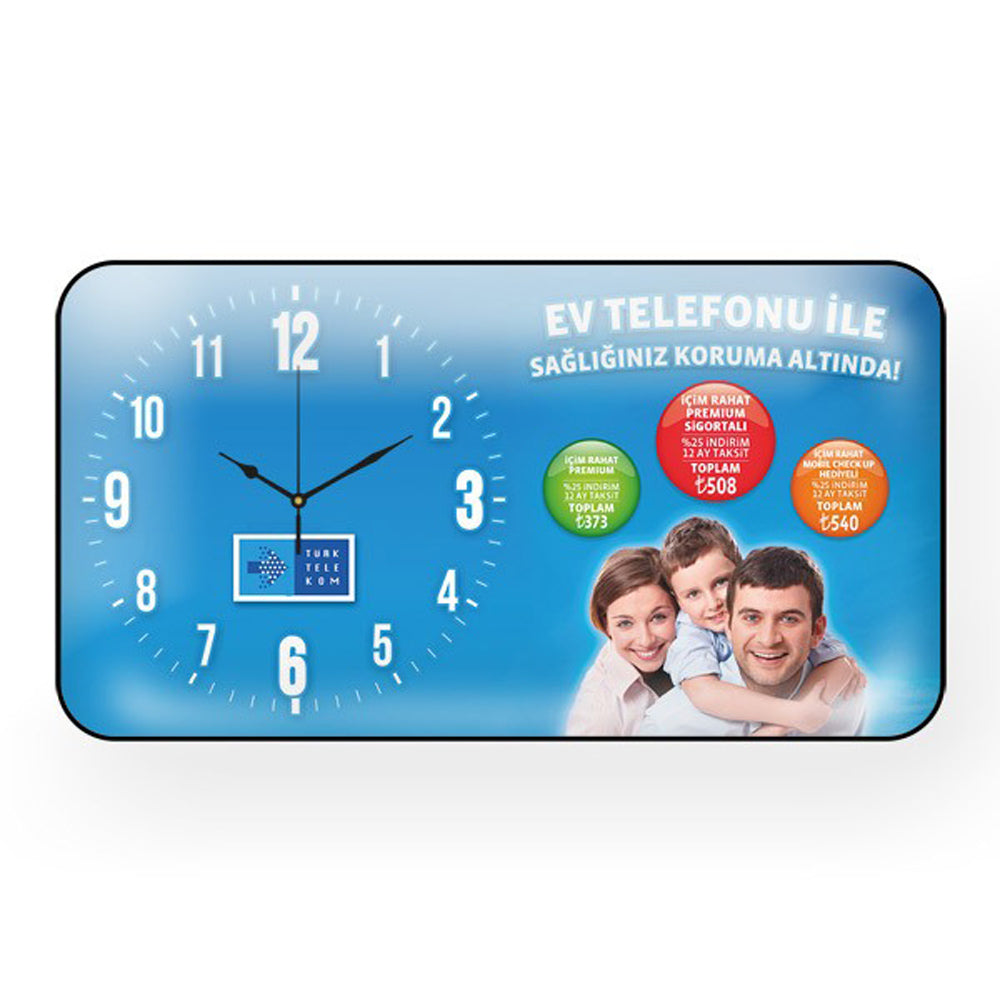 ساعات حائط (25.3 × 47 سم)