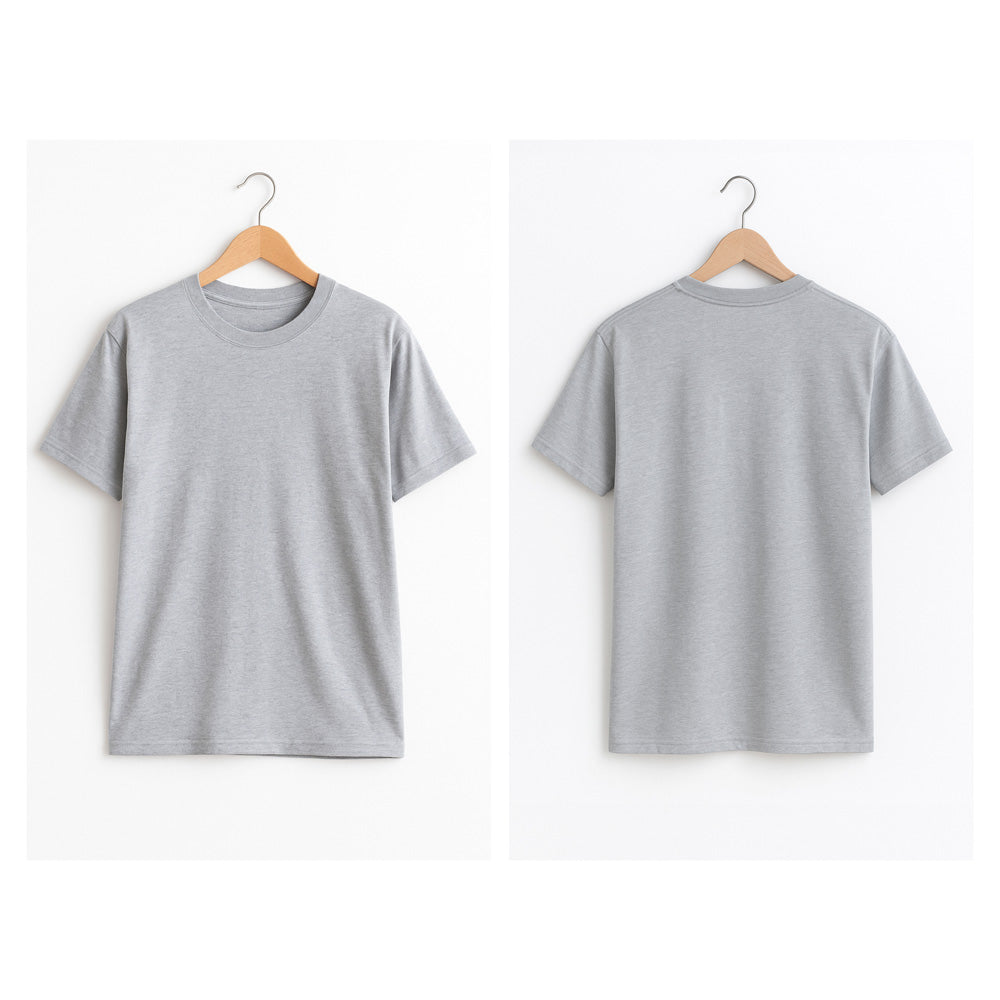 تيشيرت قطني برقبة دائرية