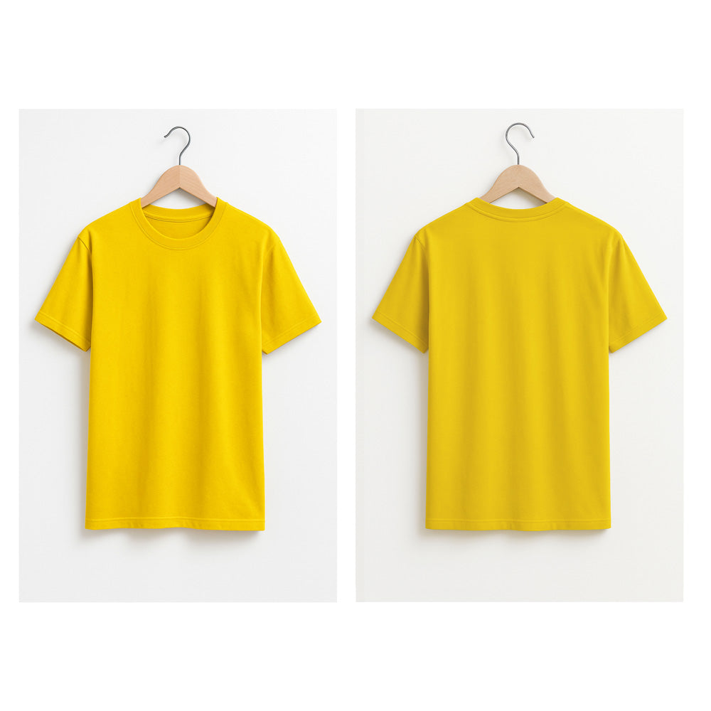 تيشيرت قطني برقبة دائرية