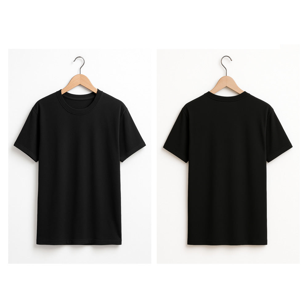 تيشيرت قطني برقبة دائرية