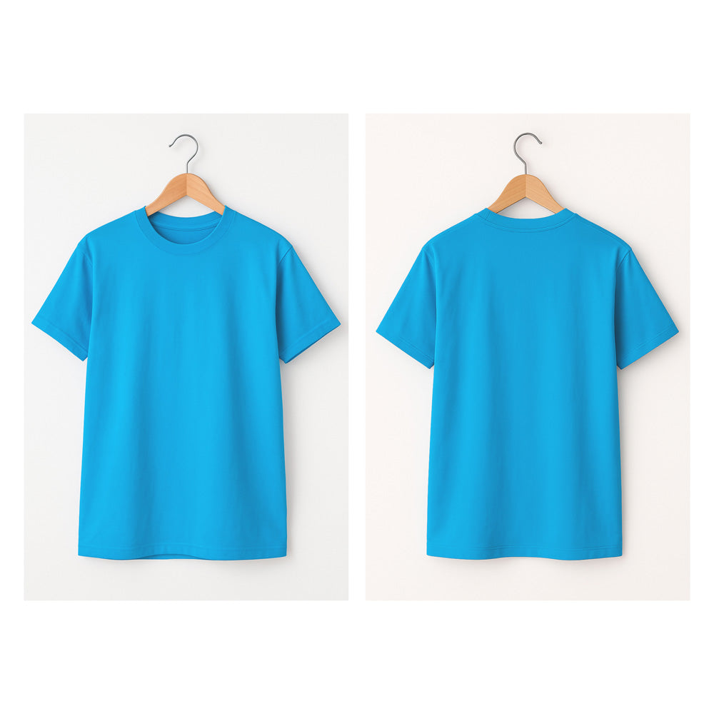 تيشيرت قطني برقبة دائرية