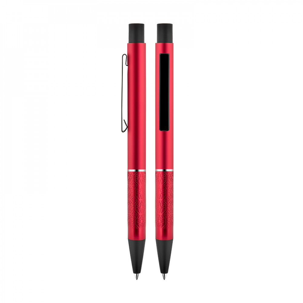 قلم معدني (عبوة حبر جاف قابلة لإعادة التعبئة)