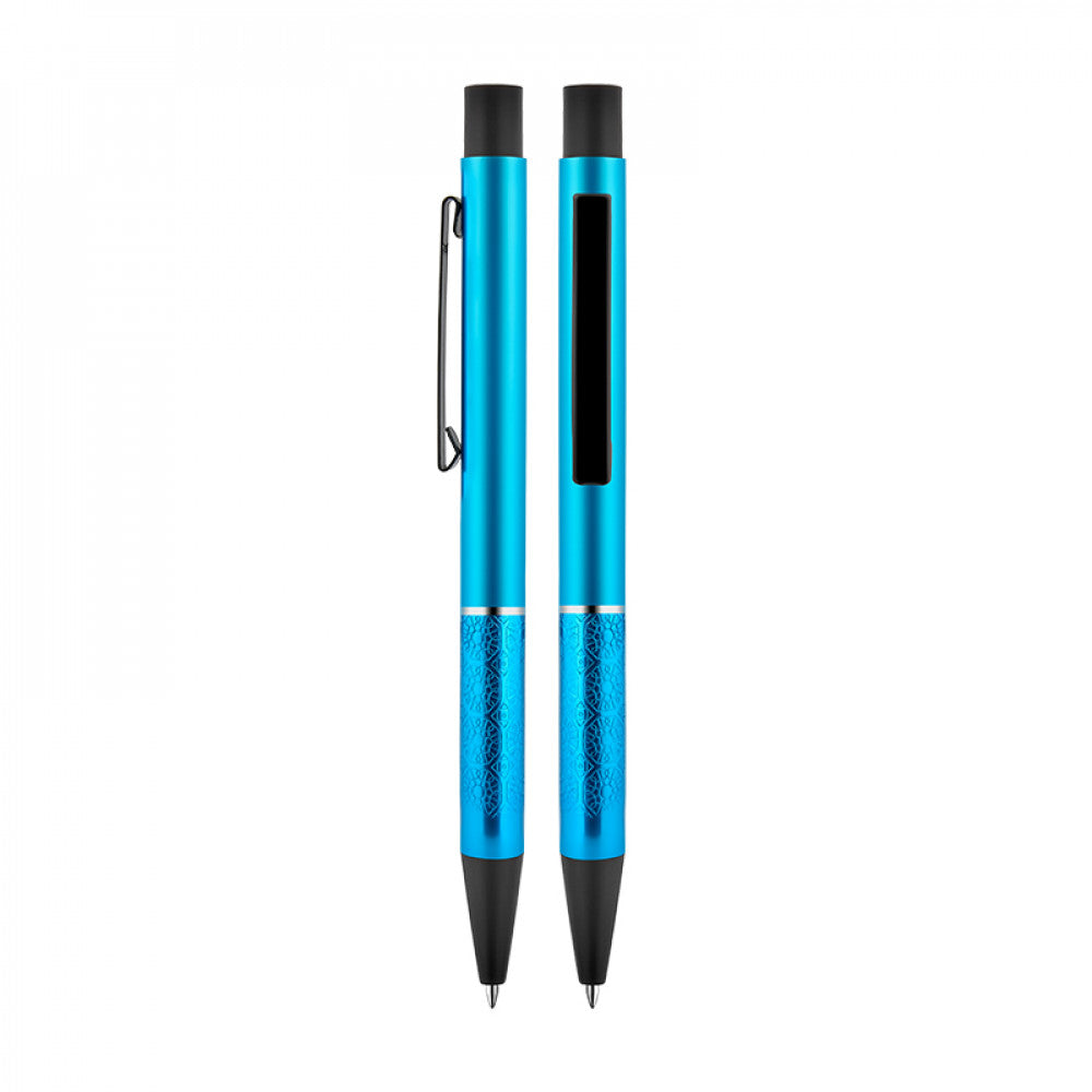 قلم معدني (عبوة حبر جاف قابلة لإعادة التعبئة)