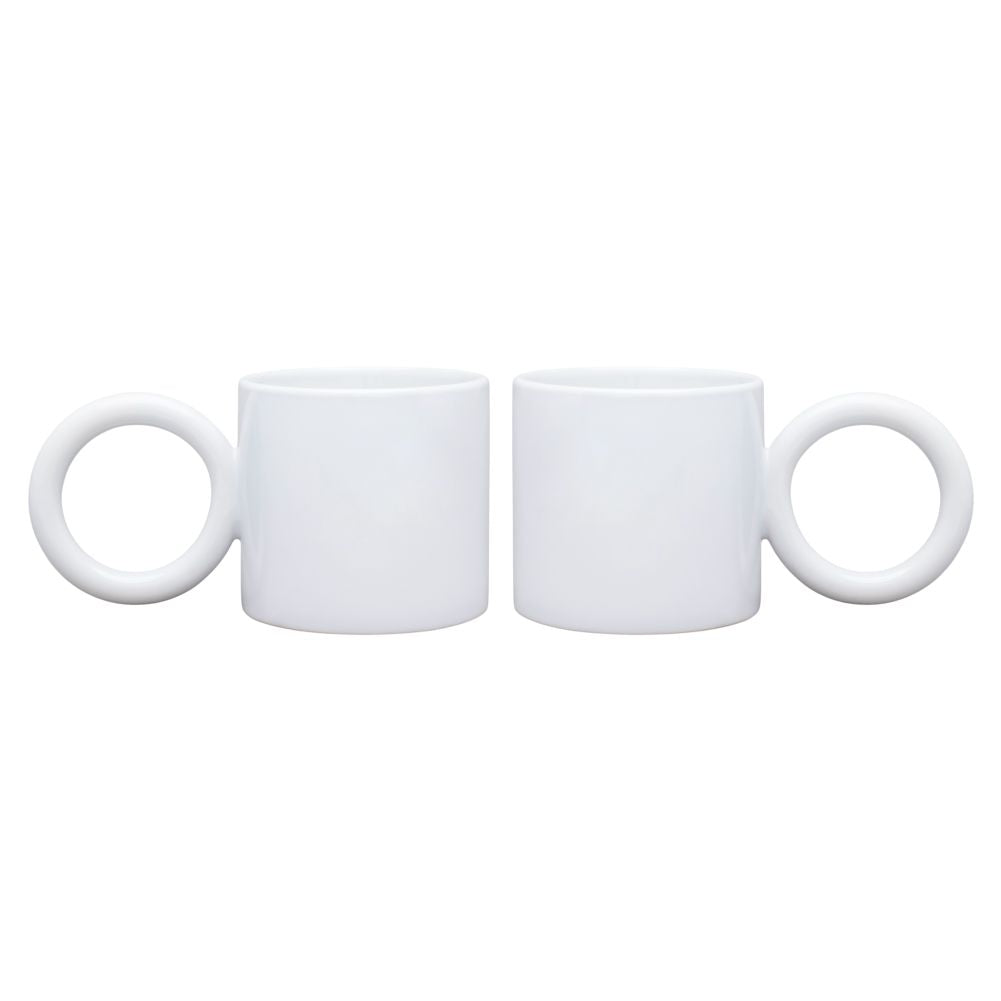 Set of 2 Porcelain Nescafe Cups