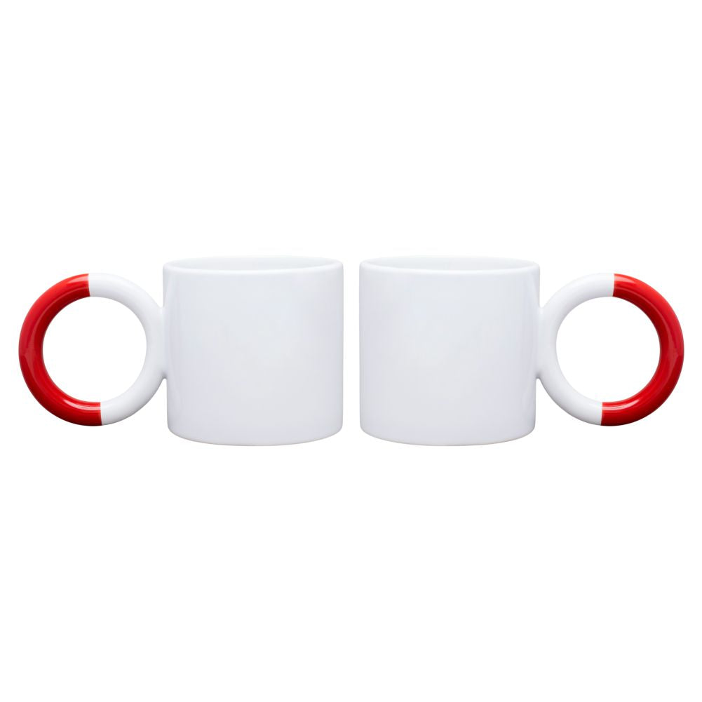 Set of 2 Porcelain Nescafe Cups
