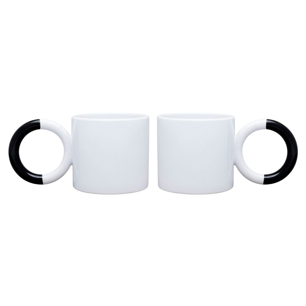 Set of 2 Porcelain Nescafe Cups