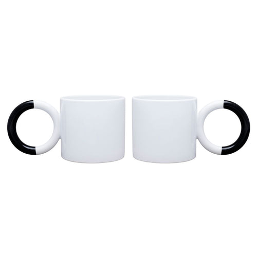 Set of 2 Porcelain Nescafe Cups