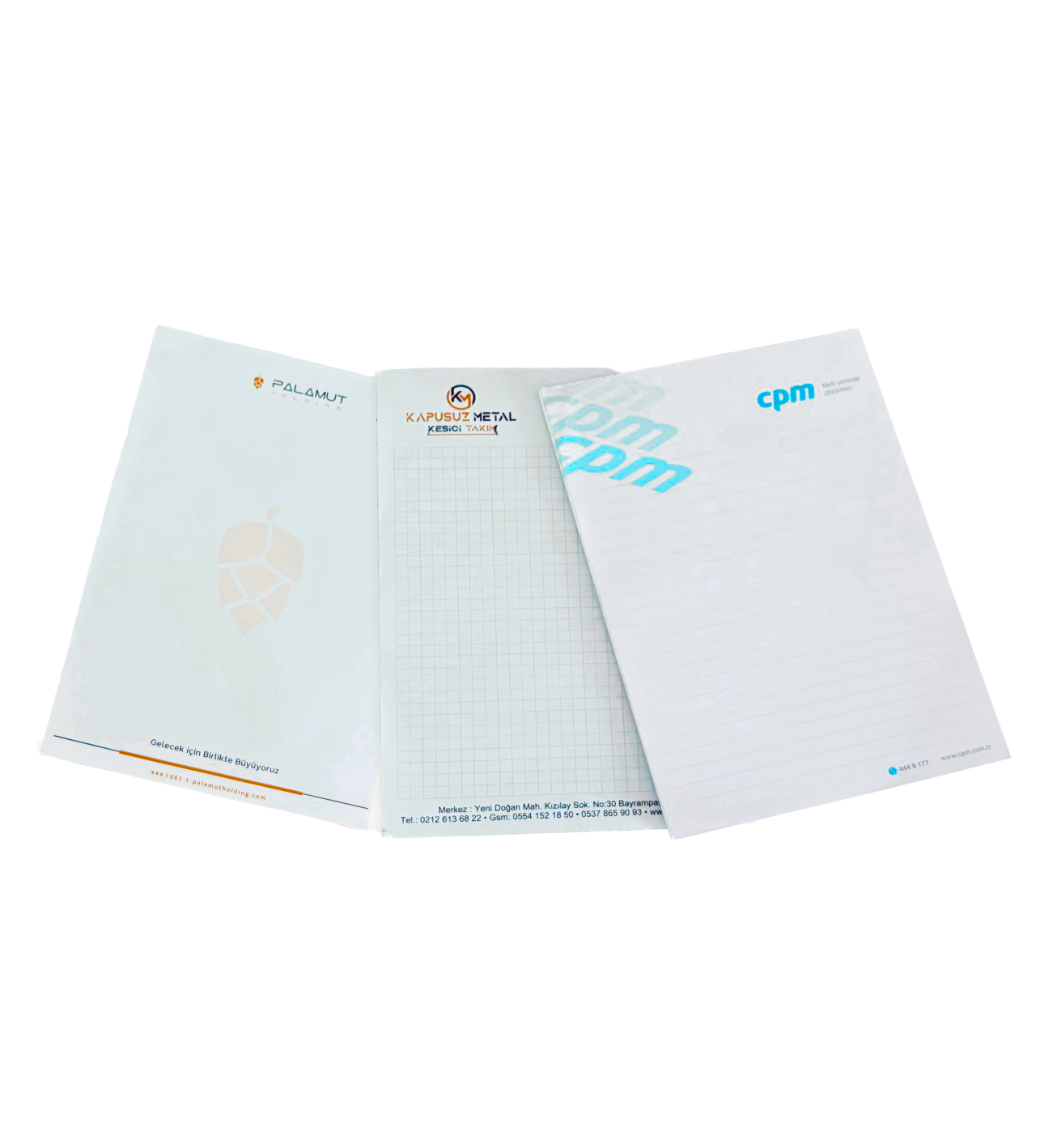 دفتر ملاحظات مُلصق من الأعلى