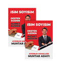 Muhtar Adayı Broşür