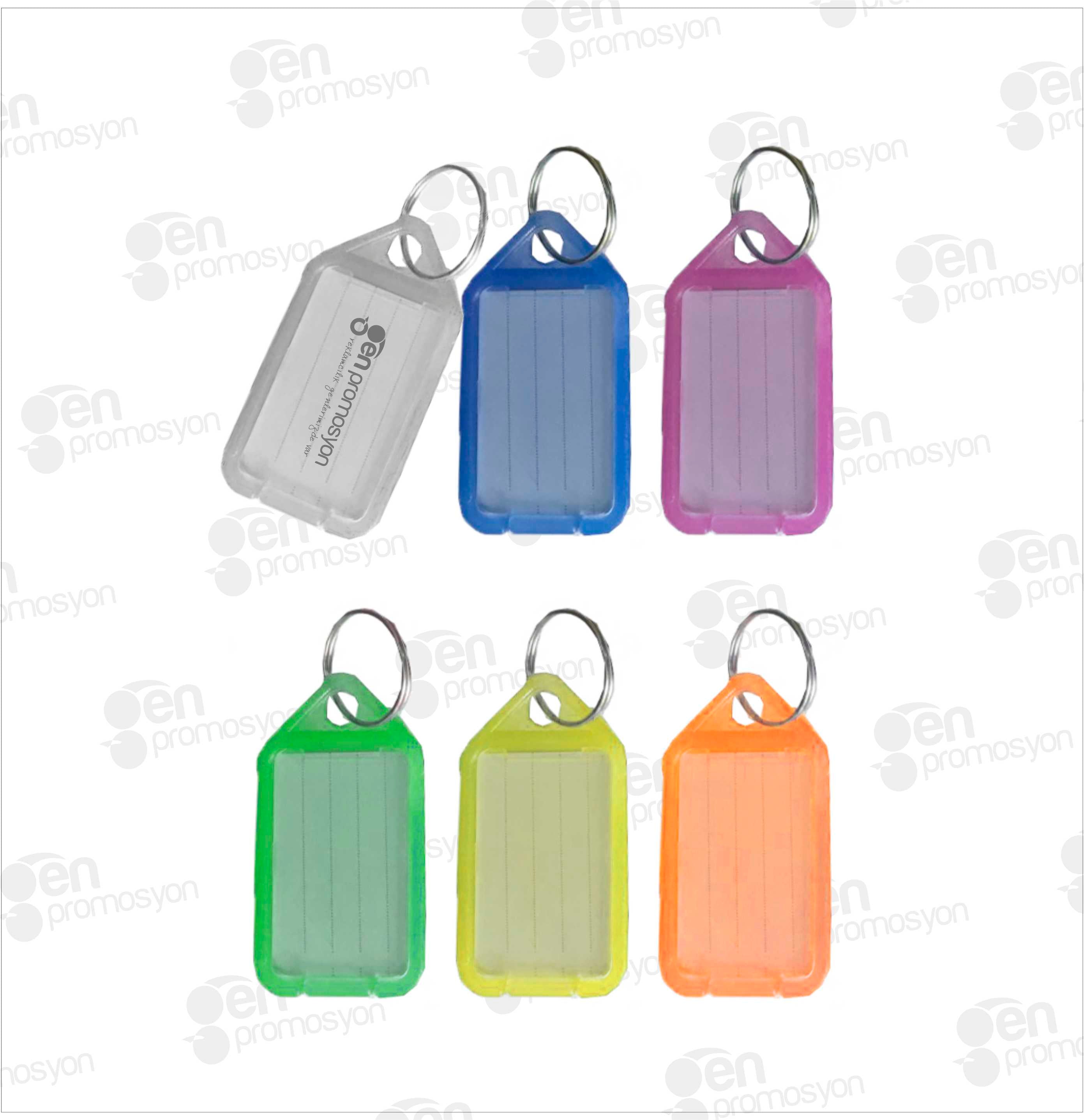 Kapaklı Plastik Anahtarlık