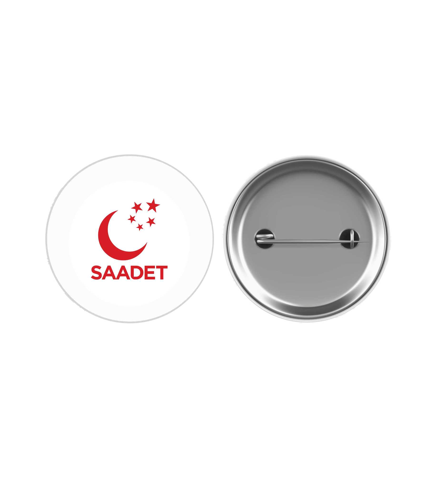 Saadet Partisi Buton Rozet
