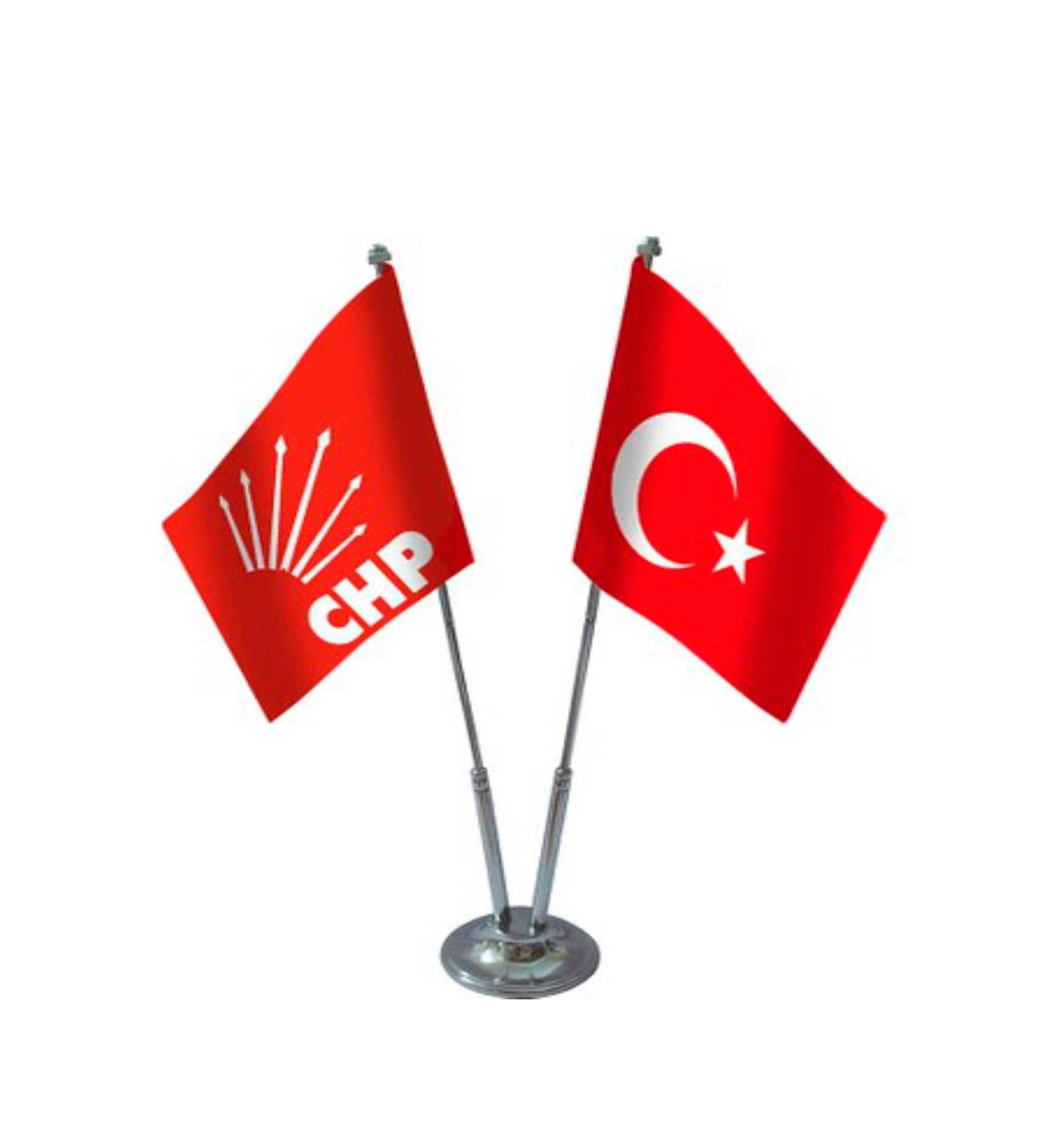 CHP Masa Bayrağı